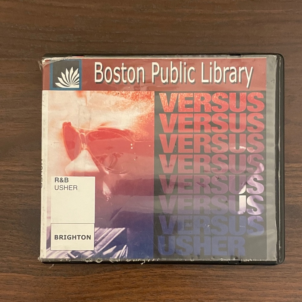 Usher Versus CD - Black and Red